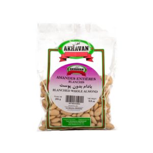 Amandes Entières Blanchies - Akhavan - 250 g