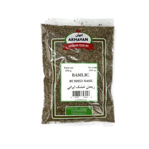 Rubbed Basil - Akhavan - 100 g ( ریحان خشک ایرانی اخوان )