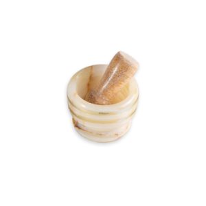 Marble Mortar and Pestle for Saffron (  هاون و دسته مرمر ( زعفران ساب ) )