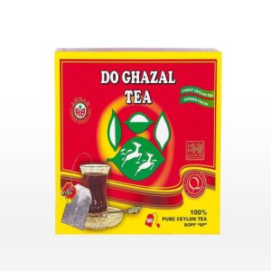 Pure Ceylon Tea - Do Ghazal - 100 Tea Bag ( چای کیسه ای سیلان خالص دوغزال )