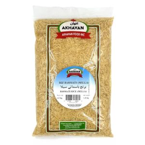 Basmati Rice ( Sella ) - Akhavan - 1.5 kg ( برنج باسماتی سیلا اخوان )