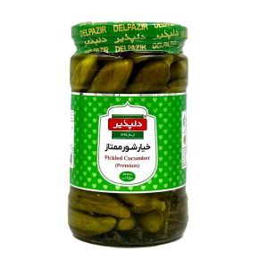 Cucumber Pickle - Delpazir - 650 g ( خیارشور دلپذیر )
